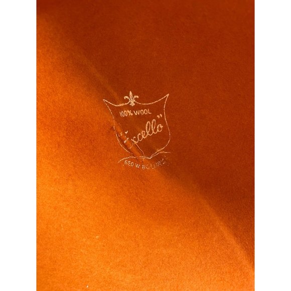 Vintage 1960s Wool Felt Bucket Hat Beaded Band Mr Johns Classic - Picture 10 of 14